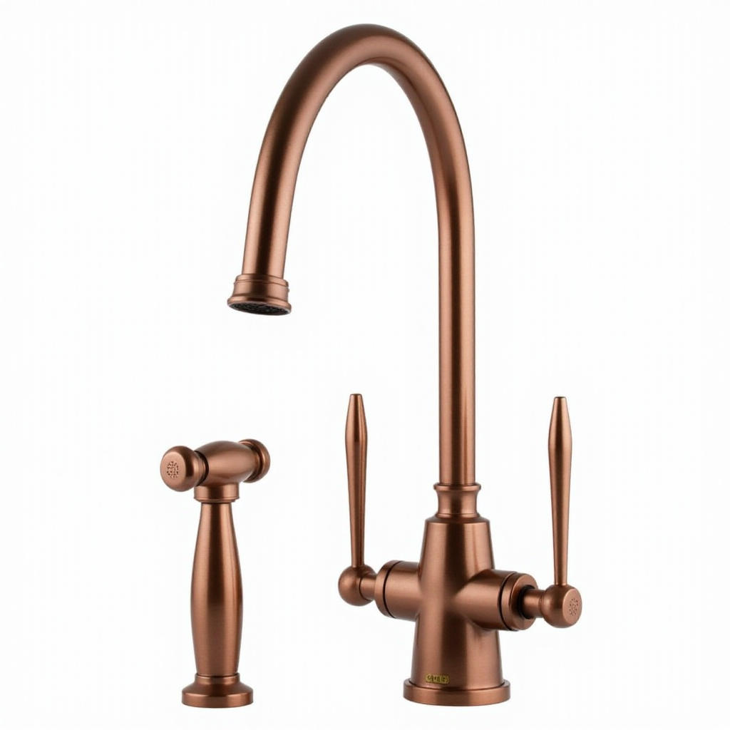 Copper Kitchen Faucet Antique look