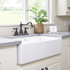 Brand 33" Cast Iron Undermount Farmhouse Sink, Single Bowl